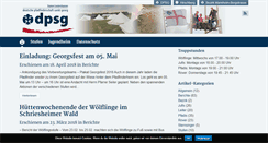 Desktop Screenshot of dpsg-leutershausen.de